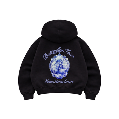 Emotion Love - Hoodie Manga Globo Black