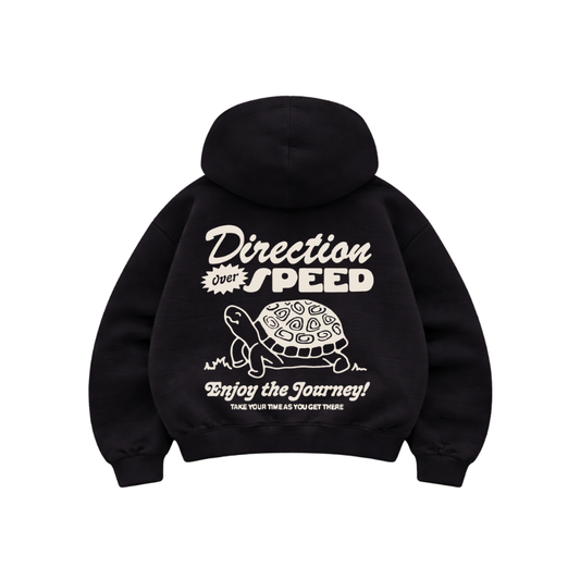 Speed - Hoodie Mangas Globo Black