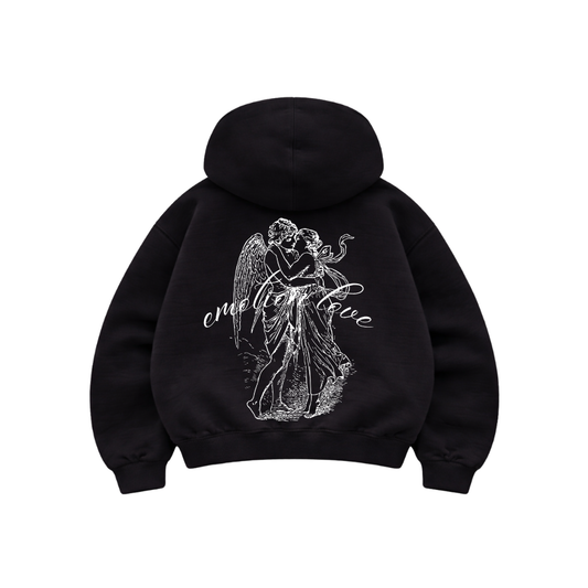 In Love - Hoodie Mangas Globo Black