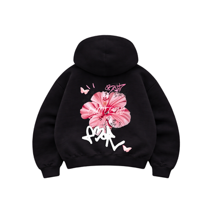 Love - Hoodie Mangas Globo Black