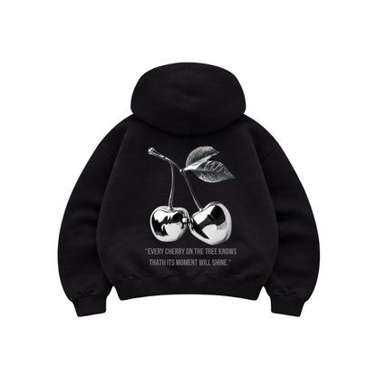 Cherry Silver - Hoodie Mangas Globo Black
