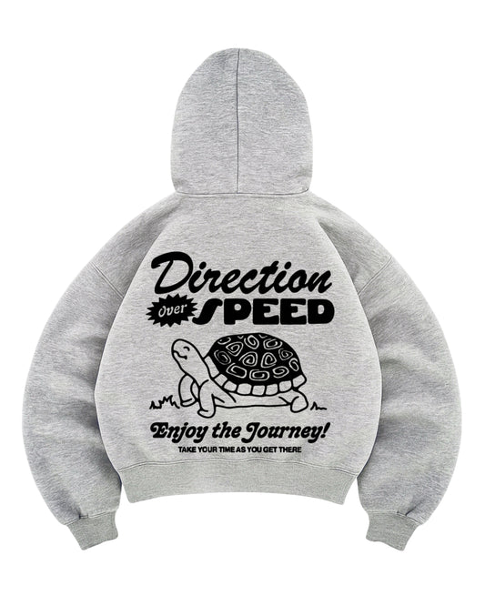 Hoodie tortoise modelo negro manga globo