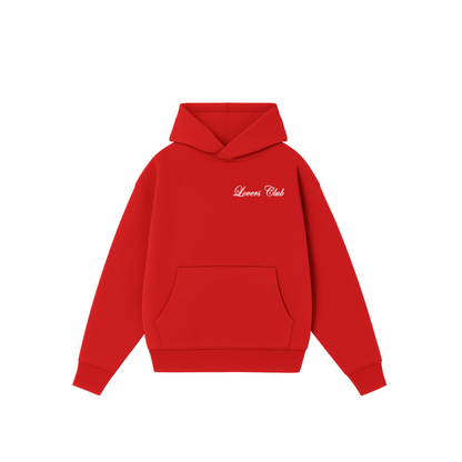 The lovers club angel - Hoodie clásico red