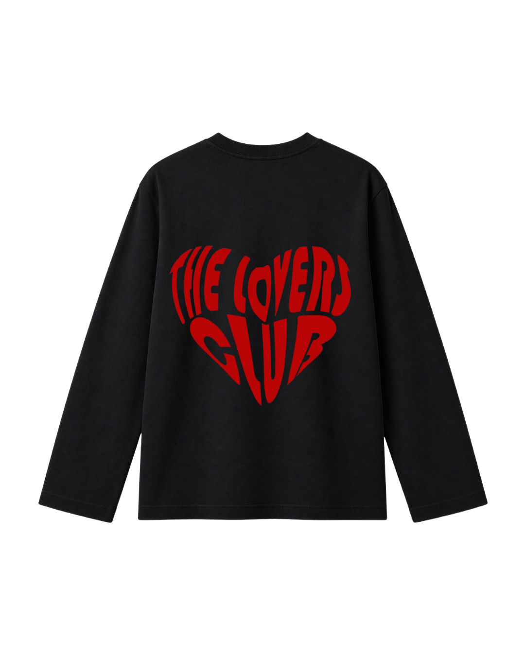 The lovers club- Camiseta manga larga Black