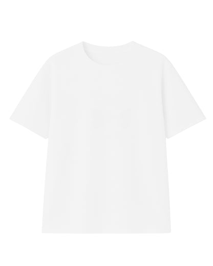 t-shirt basic blanca modelo recto