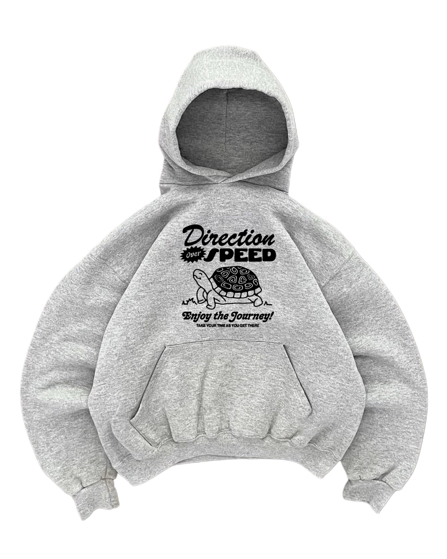 Hoodie tortoise modelo negro manga globo