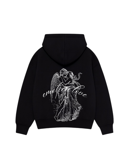 In Love - Hoodie zip Clásico black