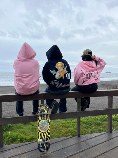 Effect Butterfly Black - Hoodie Mangas Globo