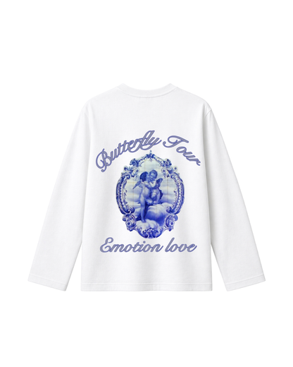 Emotion Love-  Camiseta Manga Larga white