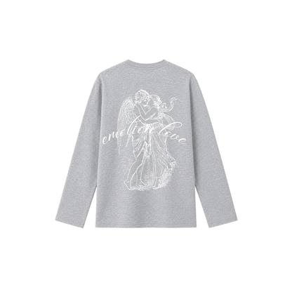 Emotion love -  Camiseta Manga Larga grey