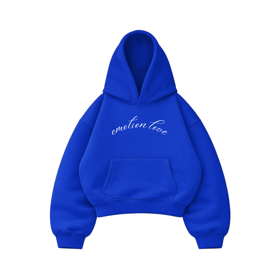 In Love - Hoodie Mangas Globo Blue