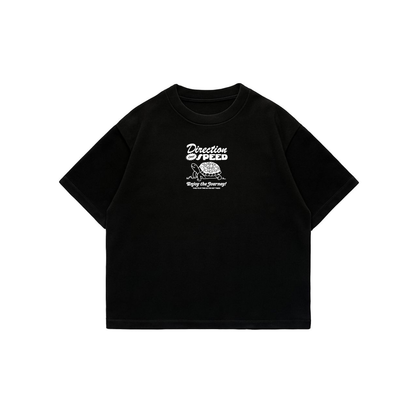Speed - Black Premium Boxy T-Shirt