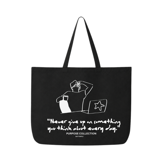 Never give - Tote bag