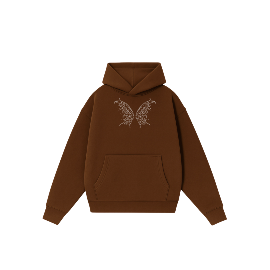 Butterfly Change - Hoodie clásico coffe