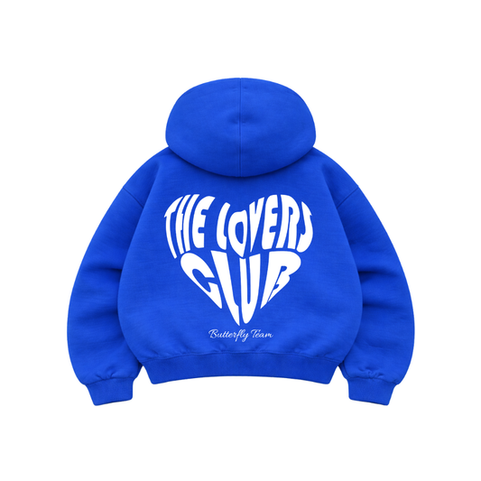 Lovers Club Blue - Hoodie Mangas Globo