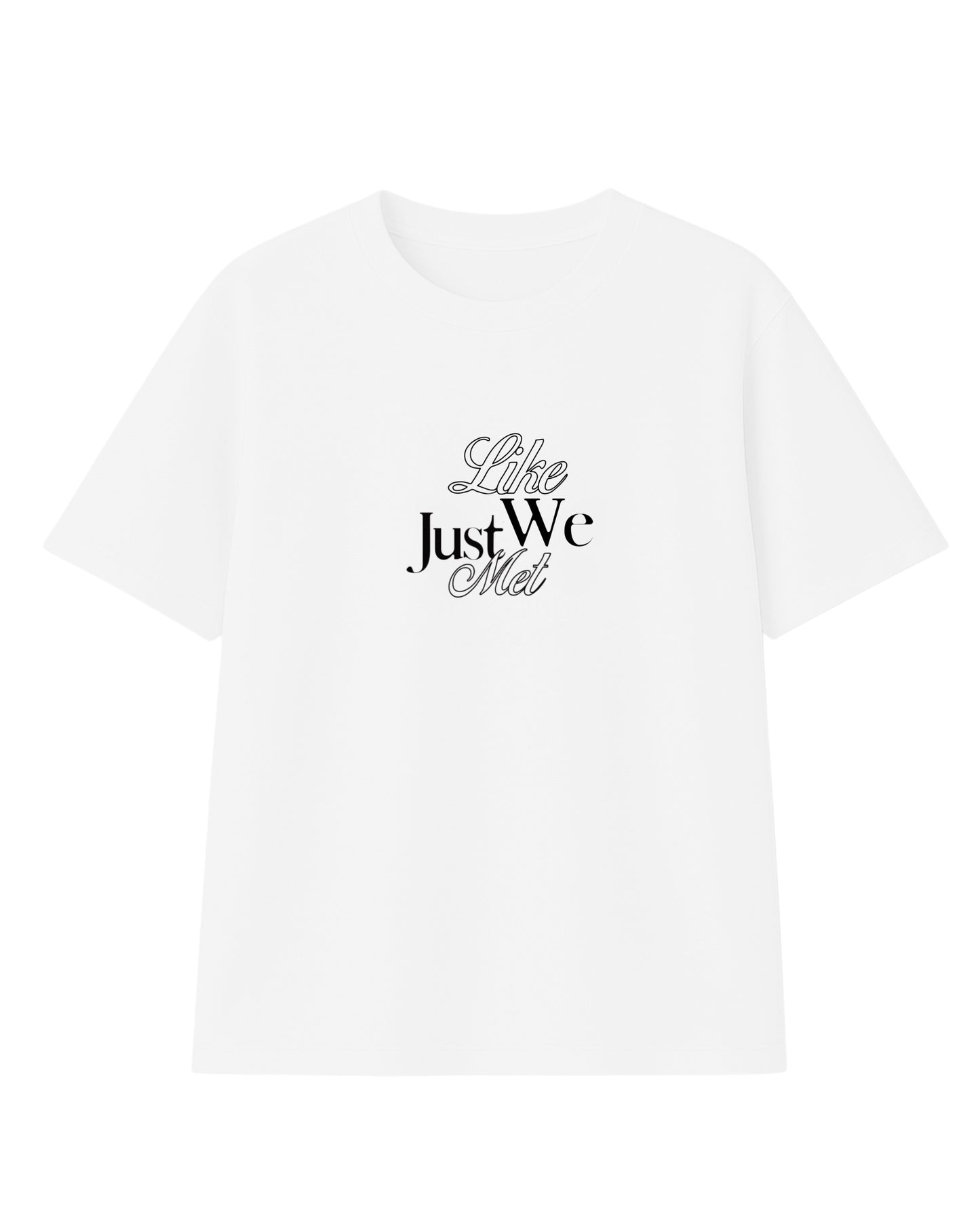 Camiseta  modelo  recto blanco