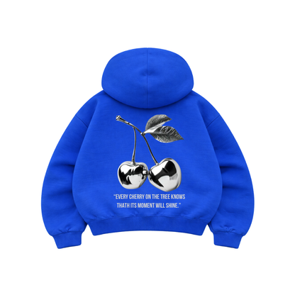 Cherry Silver - Hoodie Mangas Globo Blue