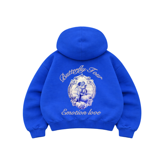 Emotion Love - Hoodie Manga Globo Blue