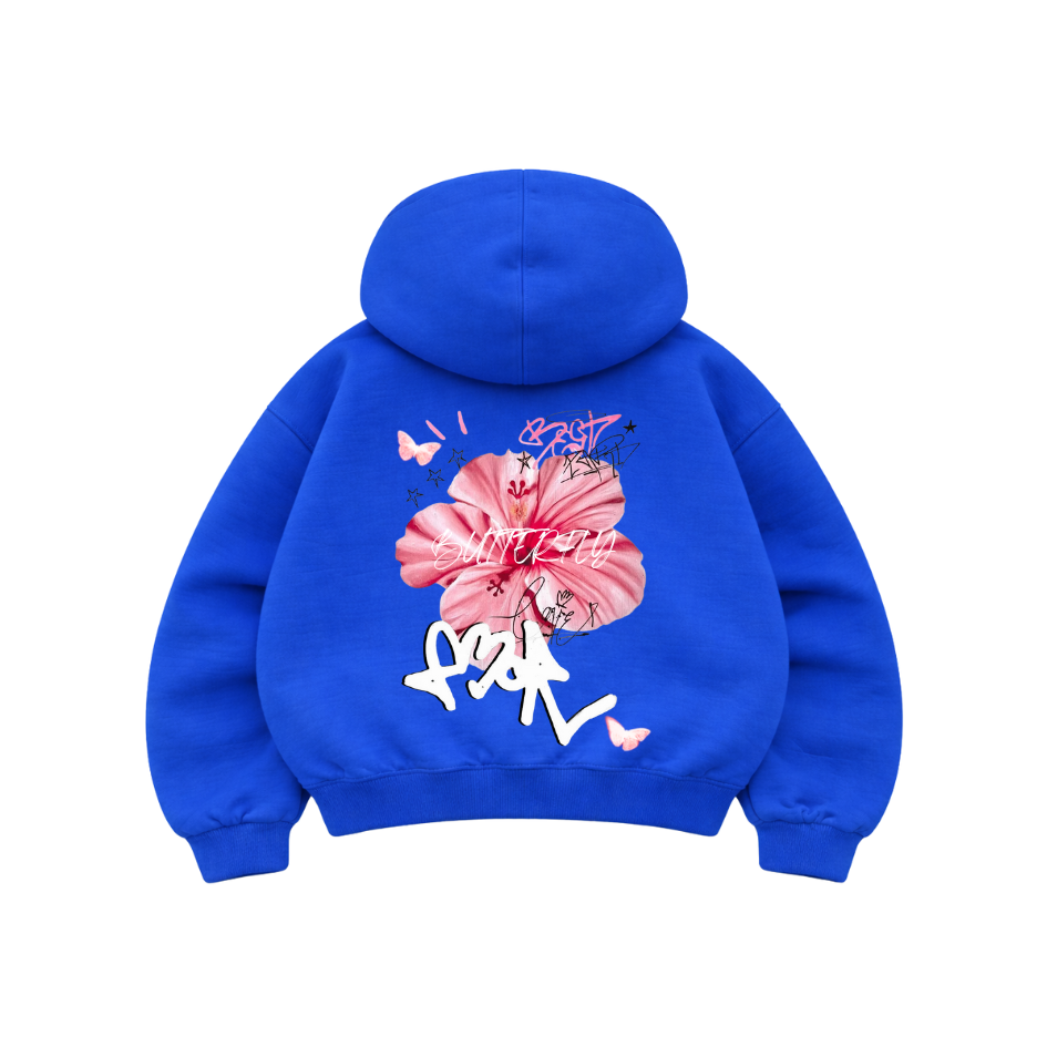 Amor Blue - Hoodie Mangas Globo