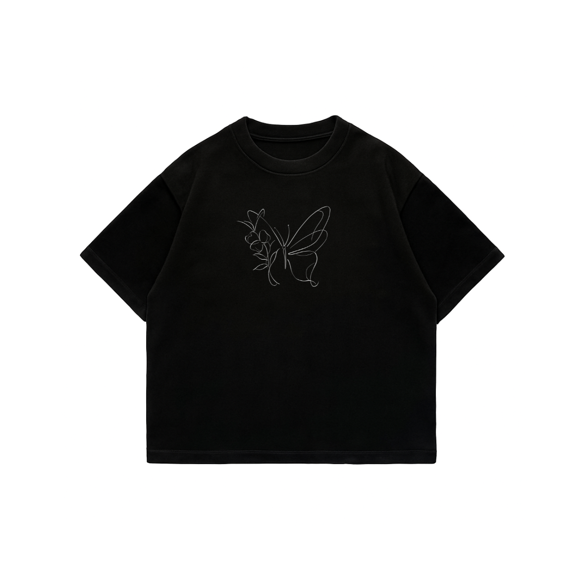 Beauty Change -  Boxy T-Shirt Black Premium