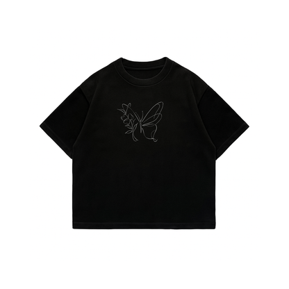 Beauty Change -  Boxy T-Shirt Black Premium