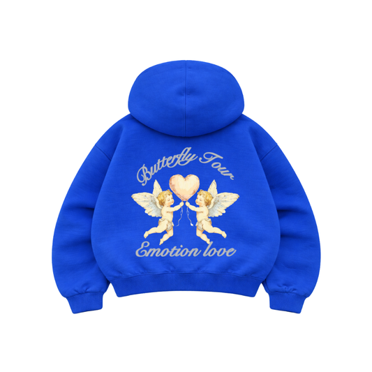 Archangel in Love - Hoodie Mangas Globo Blue
