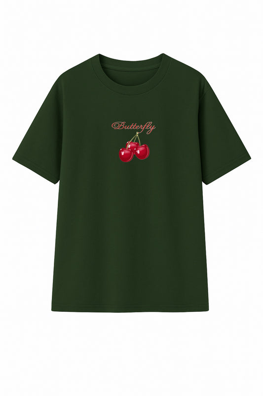 Camiseta cherry  modelo  recto