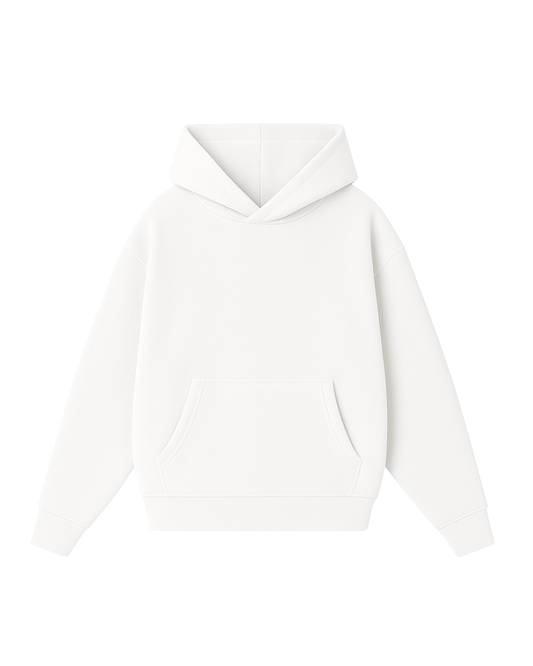 Basic White - Hoodie Classic
