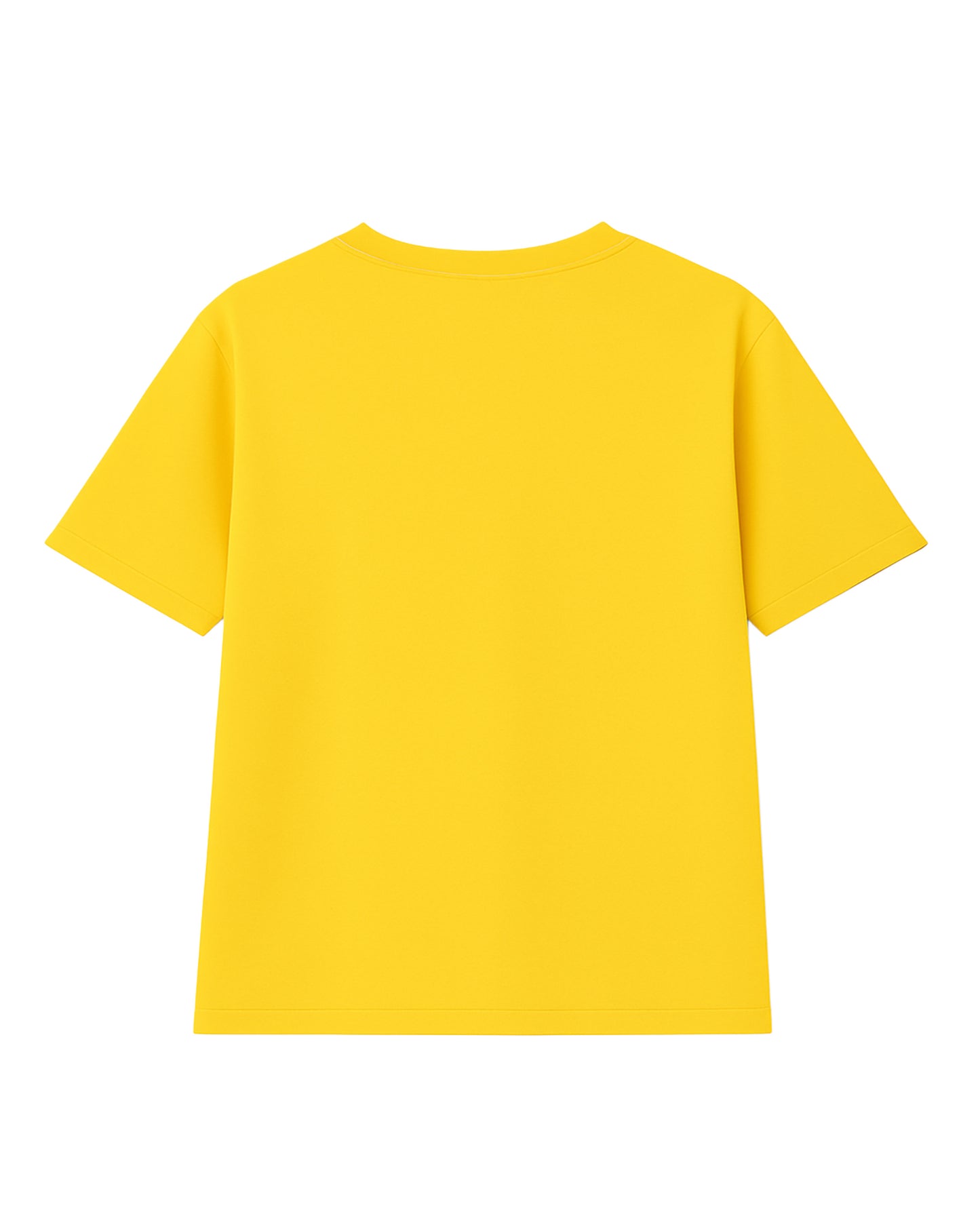 t-shirt basic amarillo modelo recto