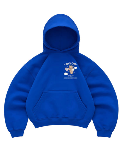 Hoodie I dont care modelo manga globo