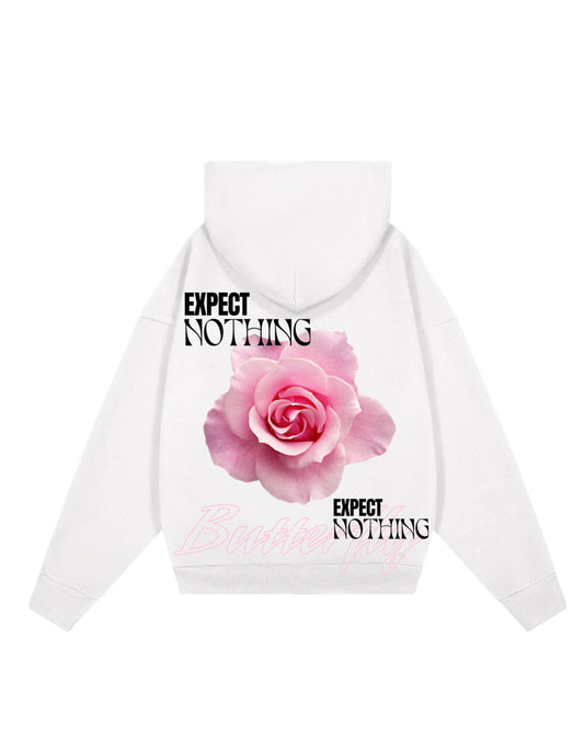 Hoodie expect nothing  modelo clásico