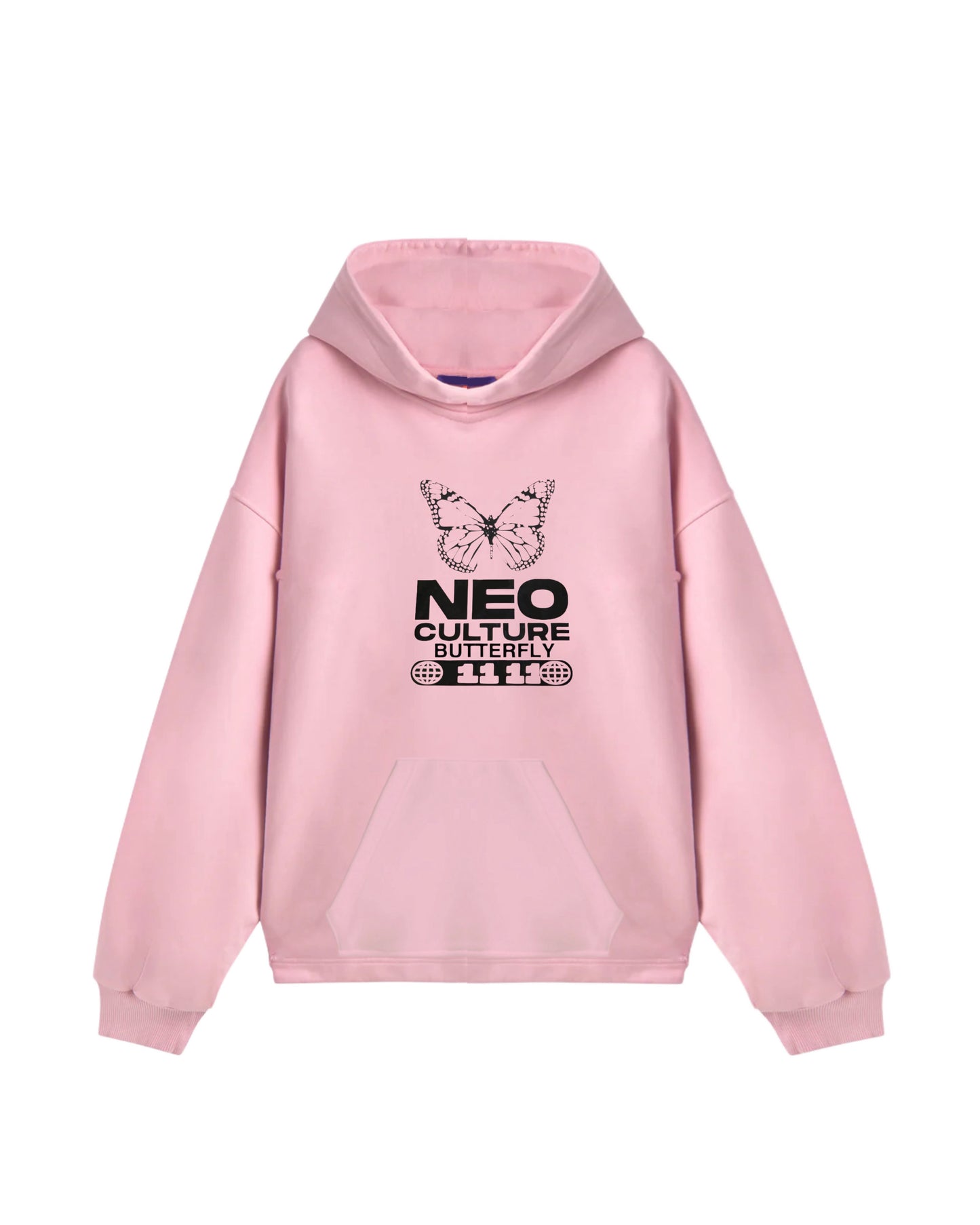 Hoodie butterfly world club  modelo clásico