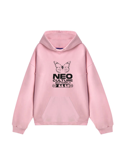 Hoodie butterfly world club  modelo clásico