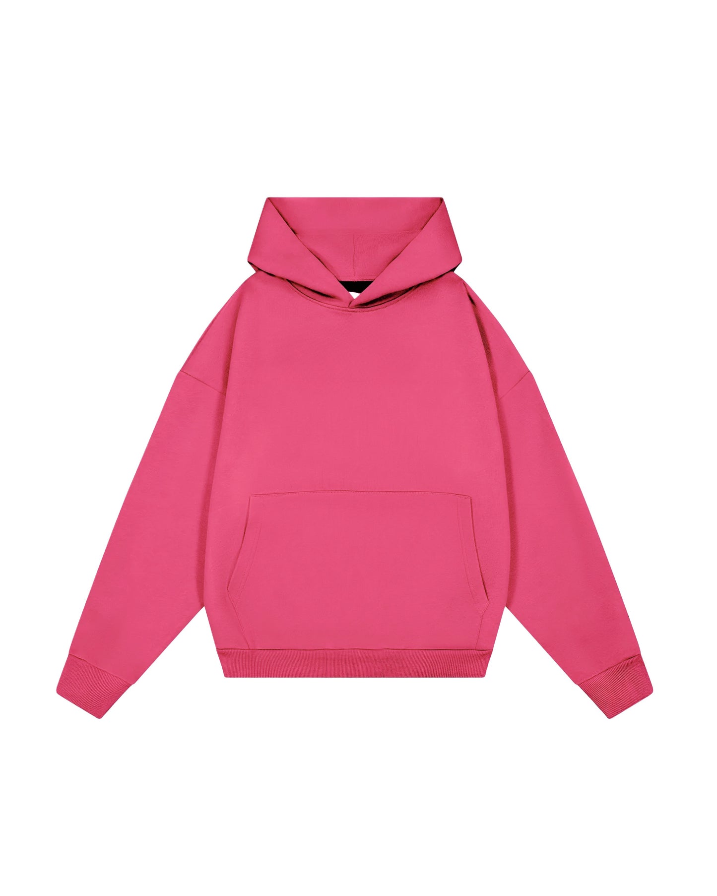 Hoodie basic fuscia modelo clásico ★