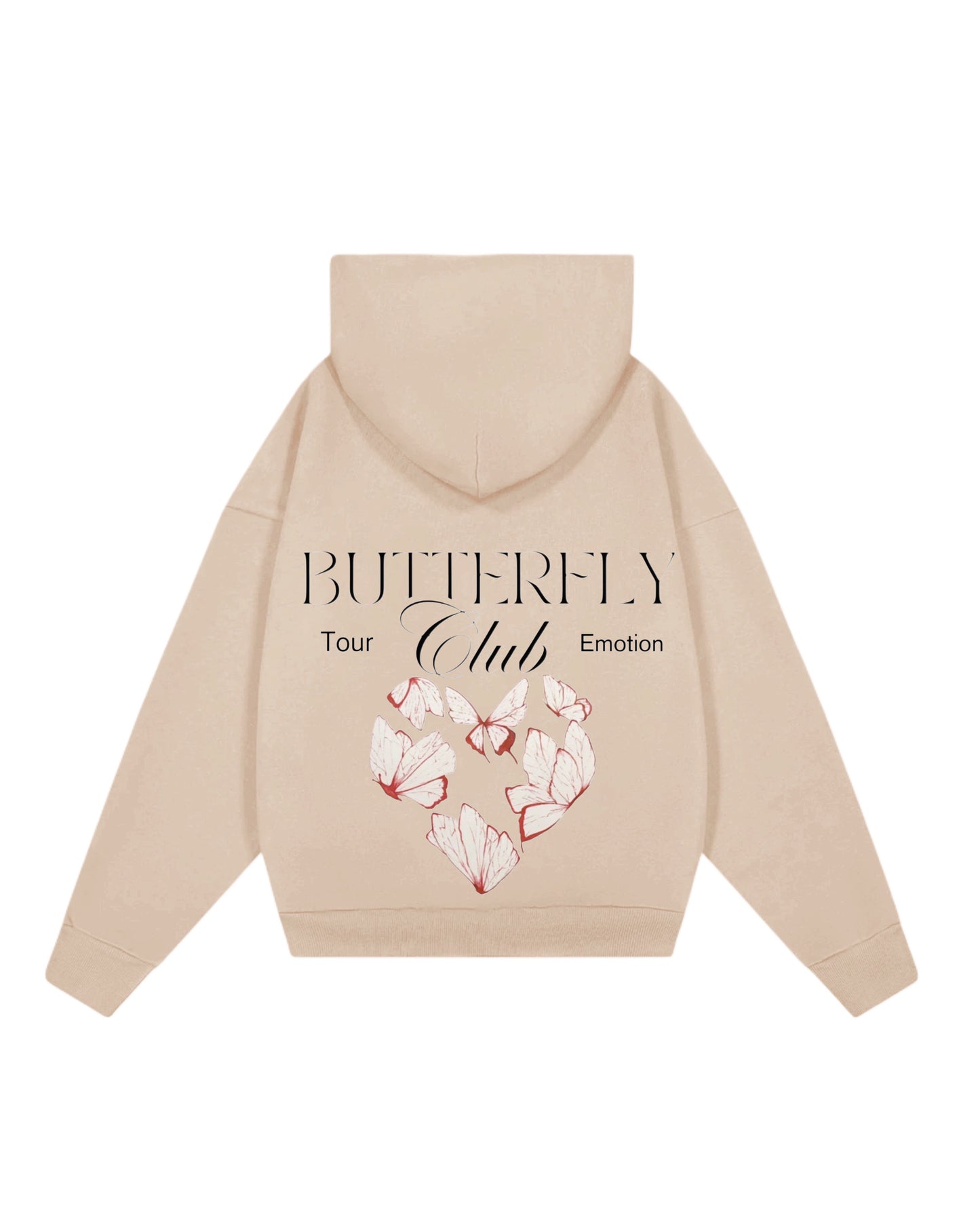Hoodie butterfly club modelo clásico