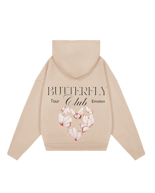 Hoodie butterfly club modelo clásico