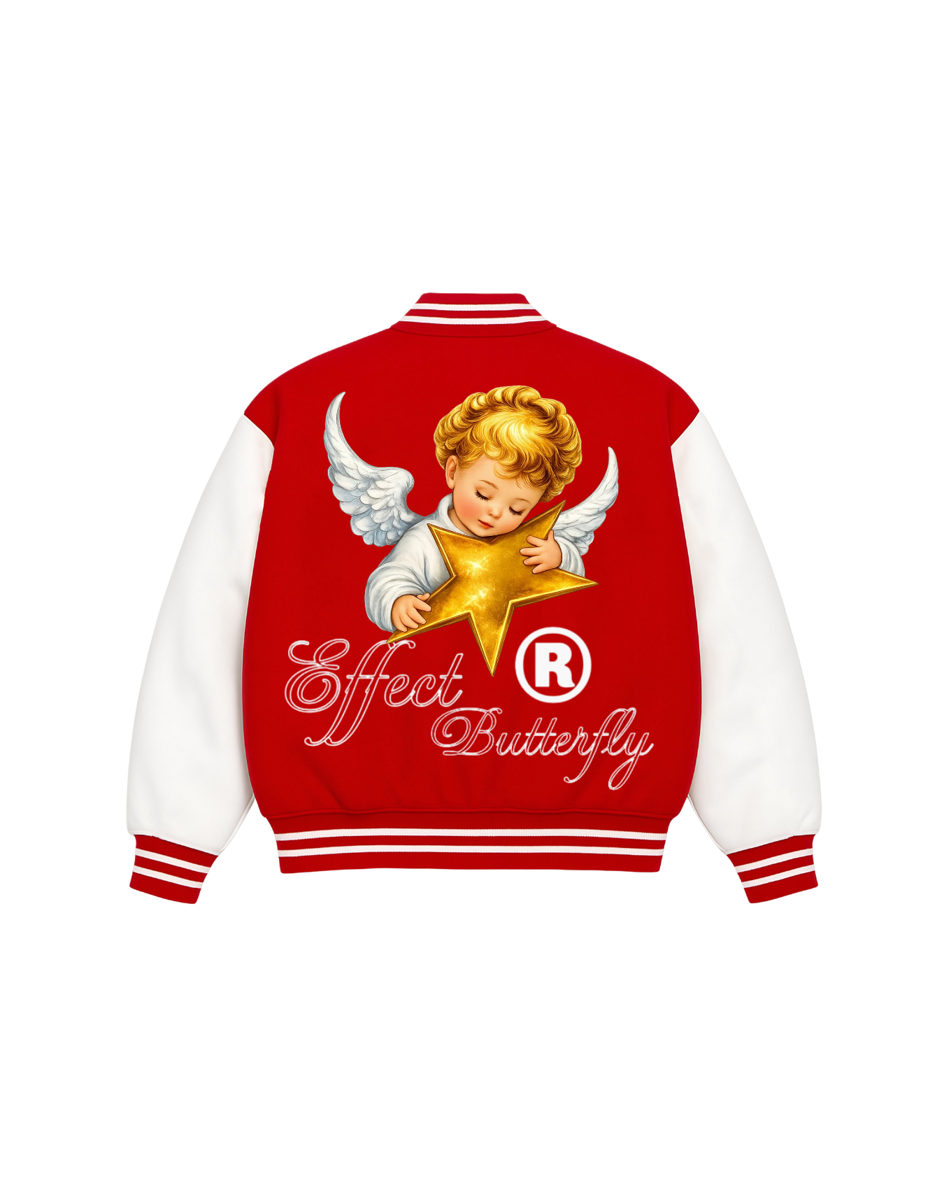 Effect Butterfly  - Varsity Jackets red