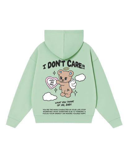 Hoodie I dont care  modelo clásico