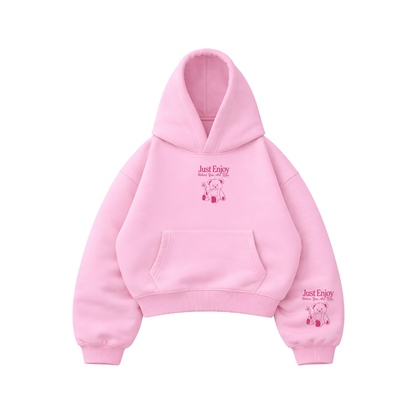 Just Enjoy - Hoodie Manga Globo Pink