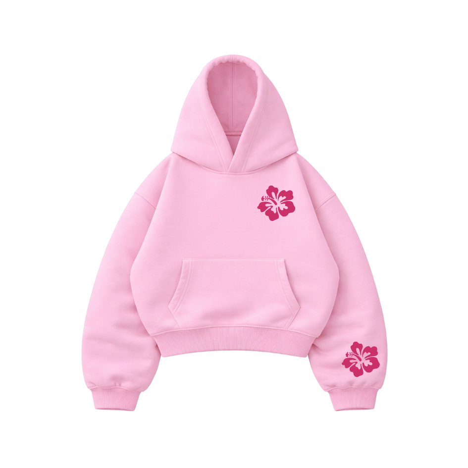 Memories - Hoodie Mangas Globo Pink