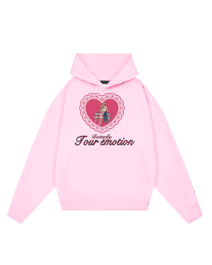 Hoodie emotion love modelo clásico