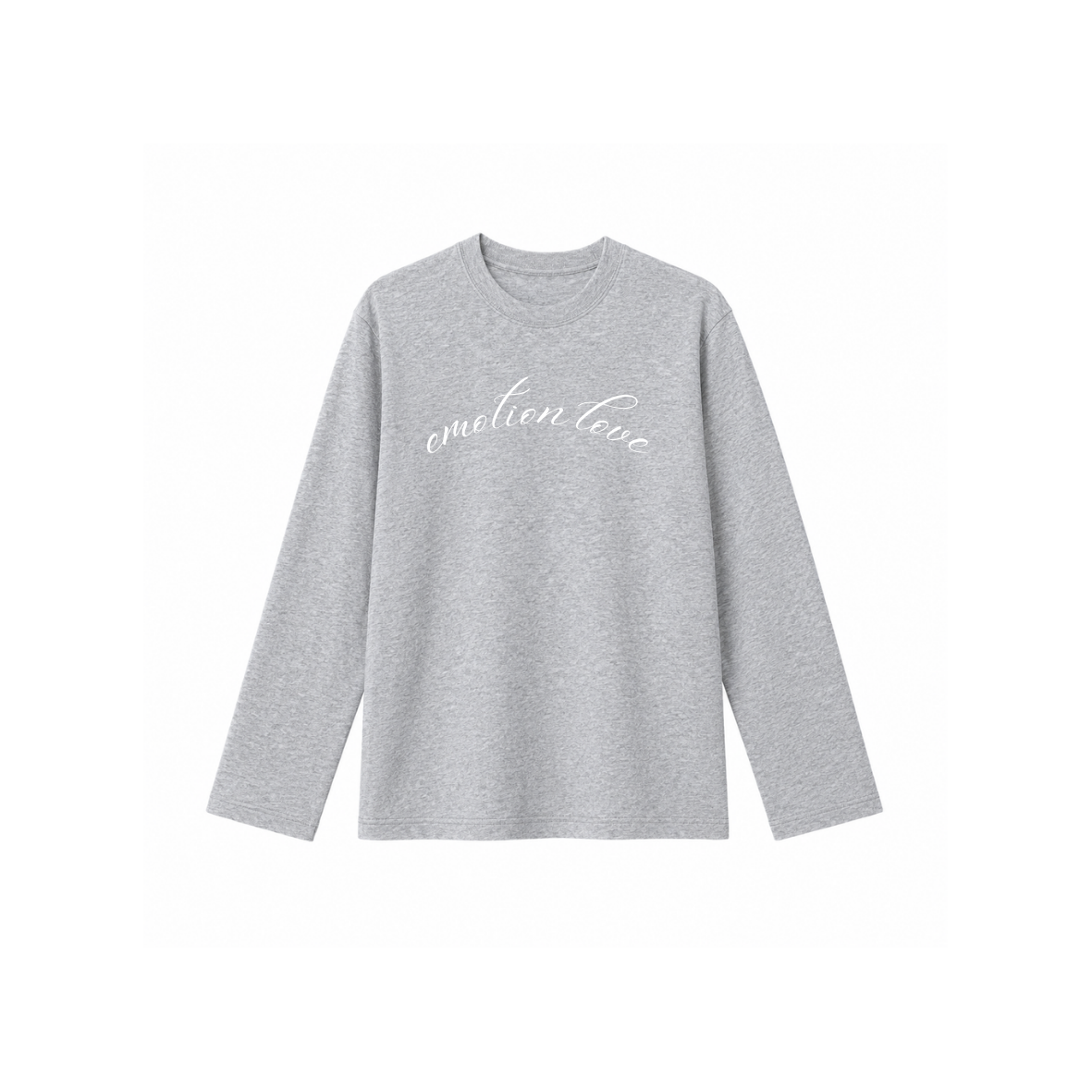 Emotion love -  Camiseta Manga Larga grey