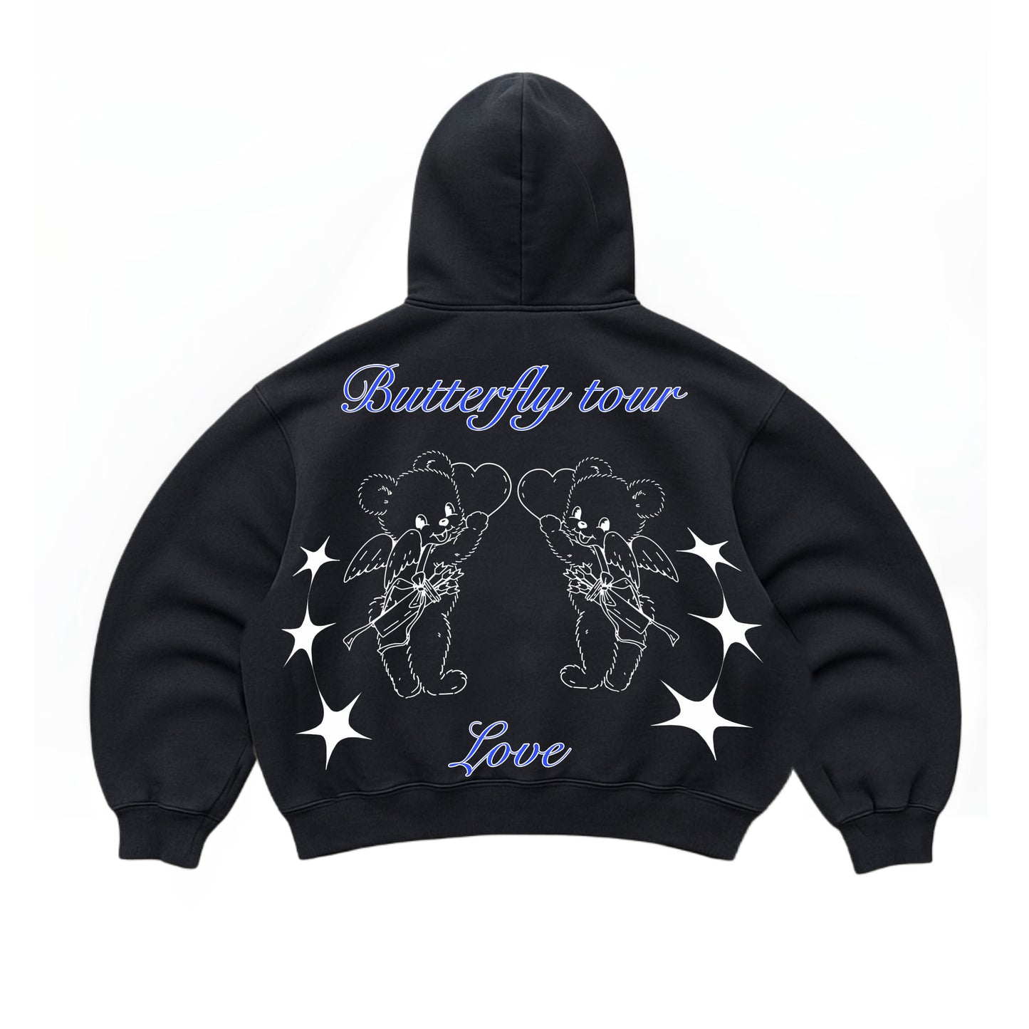 Hoodie emotion love modelo manga globo