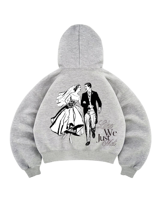 Hoodie  like we just met  modelo manga globo