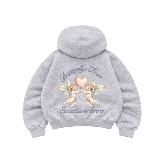 Archangel in Love Gris - Hoodie Mangas Globo