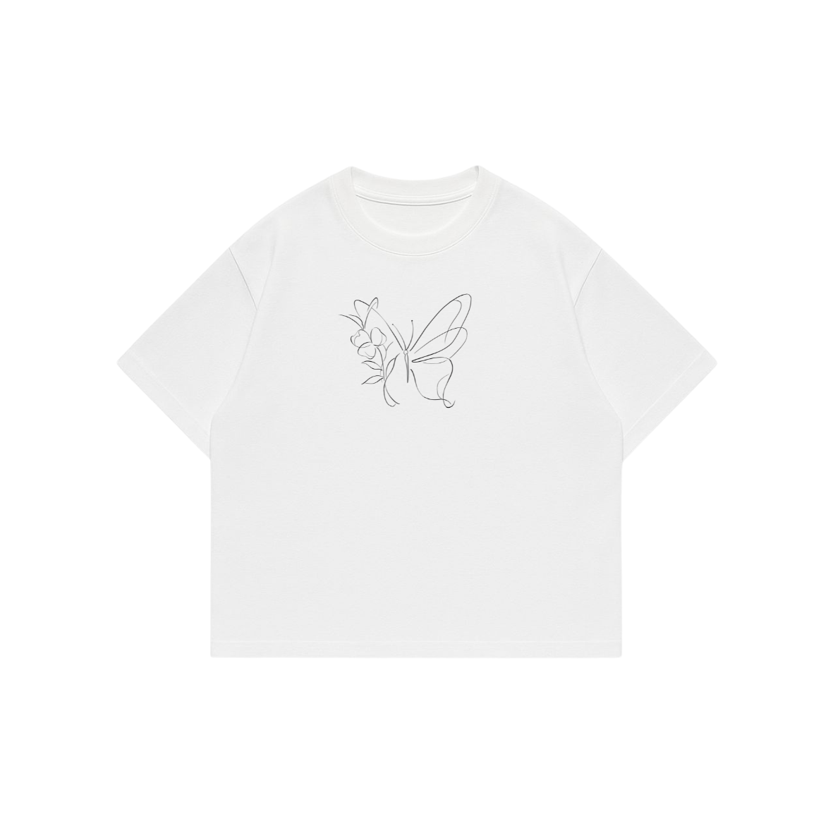 Beauty Change -  Boxy T-Shirt White Premium