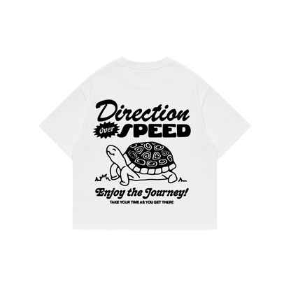 Speed - White Premium Boxy T-Shirt