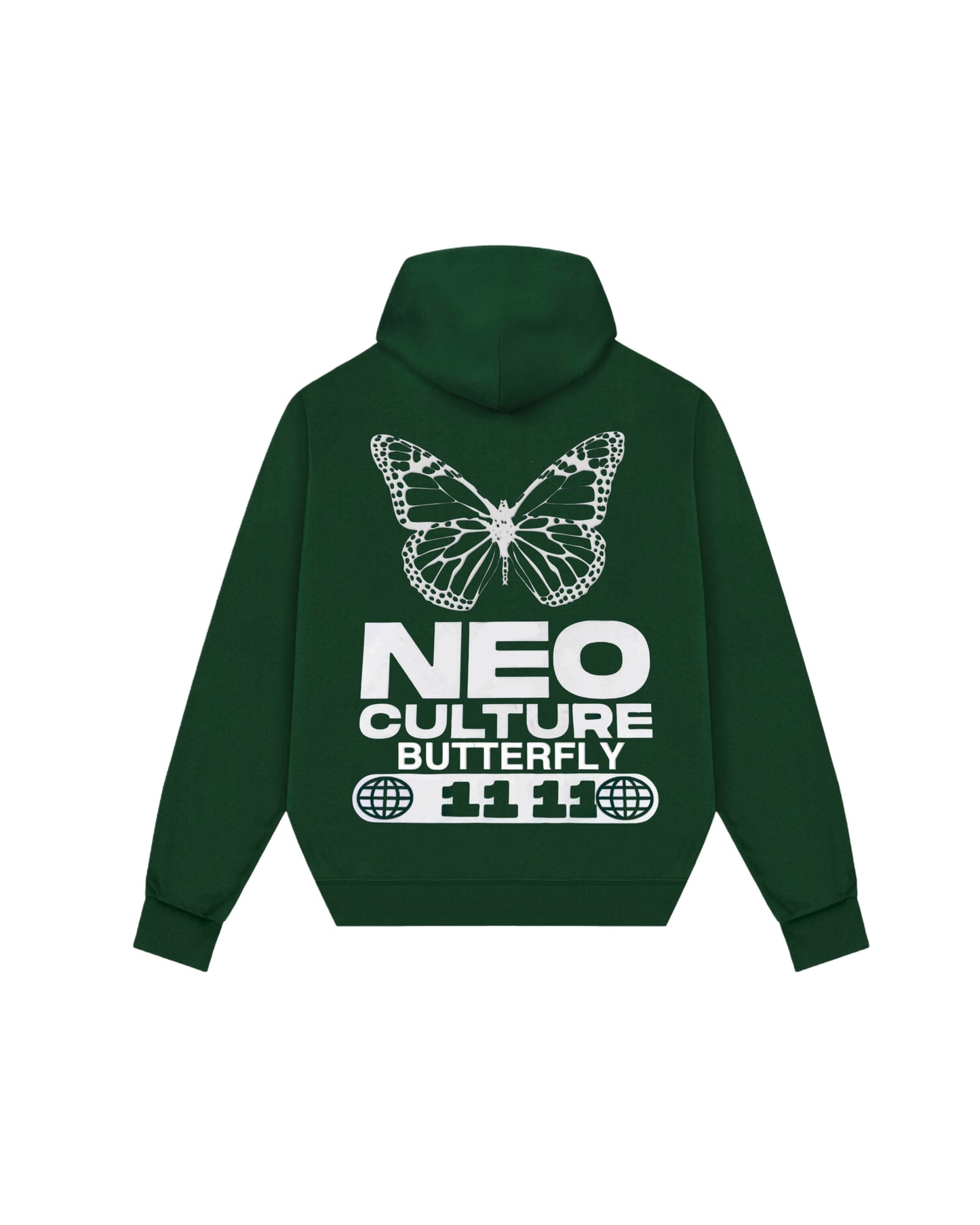 Hoodie butterfly world club  modelo clásico