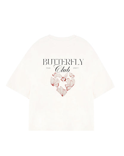 Camiseta Butterfly world club   modelo  oversized