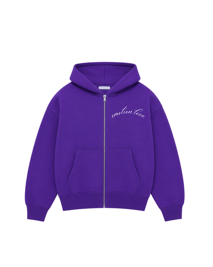 In Love - Hoodie zip Clásico purple
